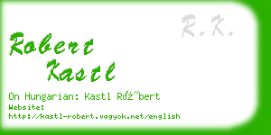 robert kastl business card